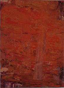 Hubert Scheibl - o.T. (Rot Cubus Kombination) - Malerei - 1993