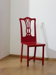 Martin Kippenberger - Sessel rot - Skulptur - 1996